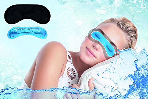 Daydream Basic Black Schlafmaske Kühlpad